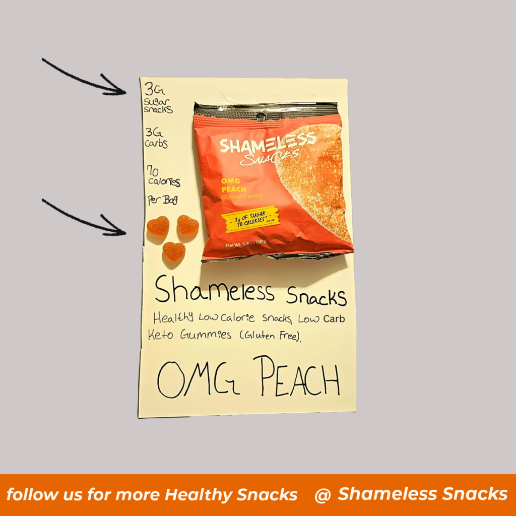 An image of Shameless snacks with Pieces of the snack being displayed. 